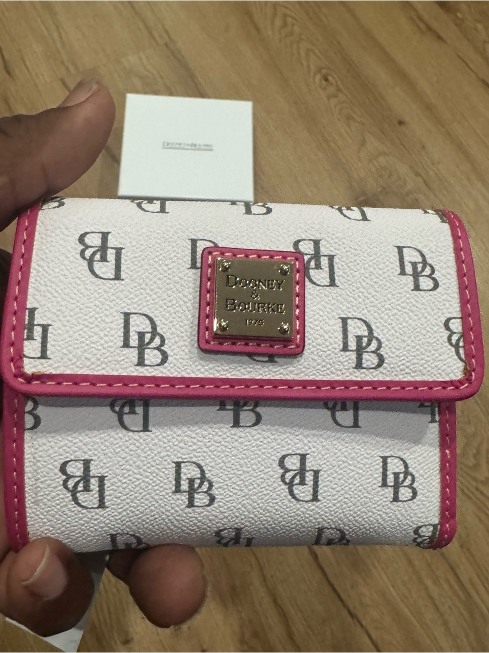 Dooney  & Bourke Wallet, Gretta Small Flap Credit Card Wallet NWT